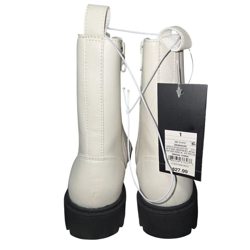 Kids' Khari Lace-up Combat Boots‎ - Art Class 1